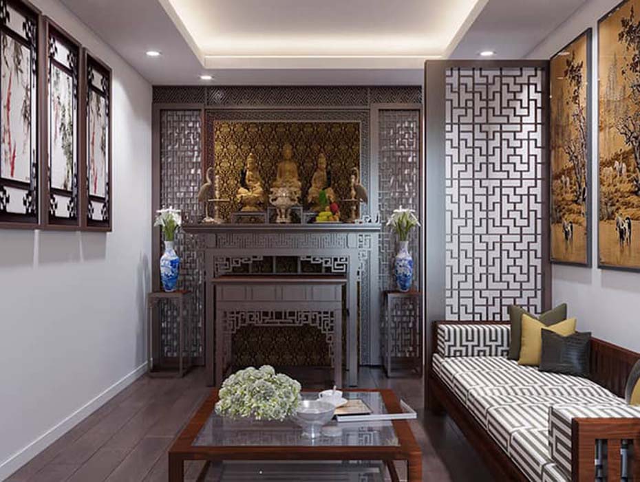 thiet-ke-phong-tho-biet-thu-tan-co-dien-3-tang-140m2