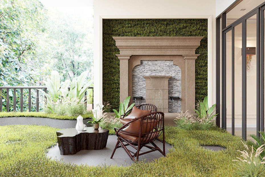 10-Thiết kế biệt thự sân vườn 300m2 với góc thư giãn đẹp