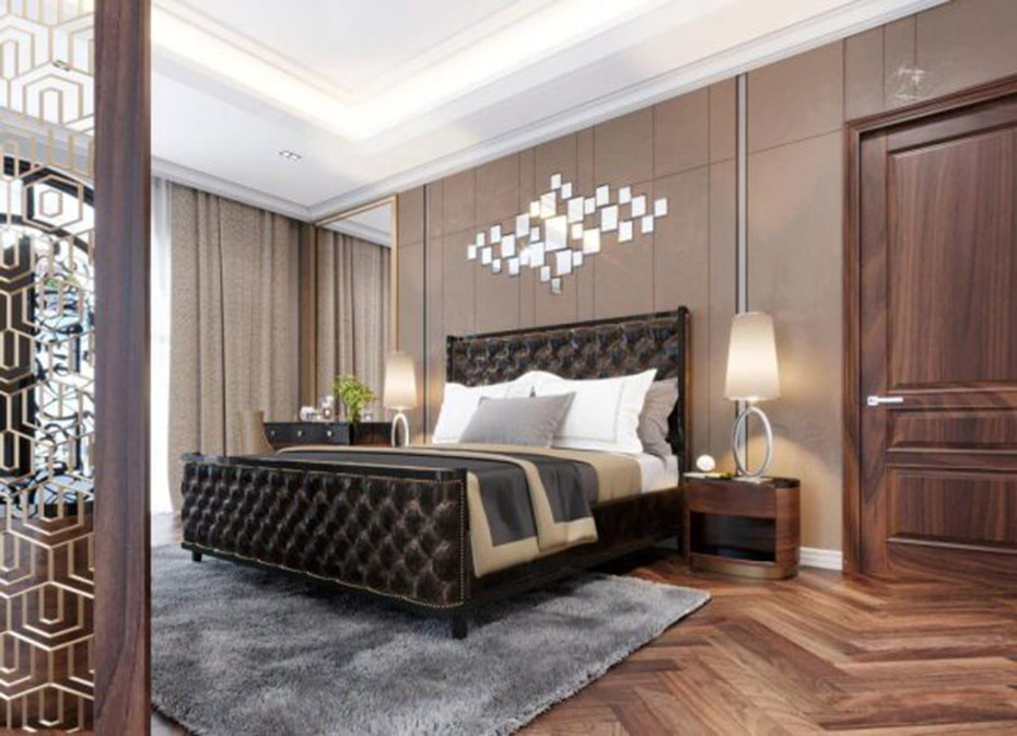 12-Phòng ngủ mang vẻ đẹp vừa sang trọng lại vừa tinh tế và hiện đại
