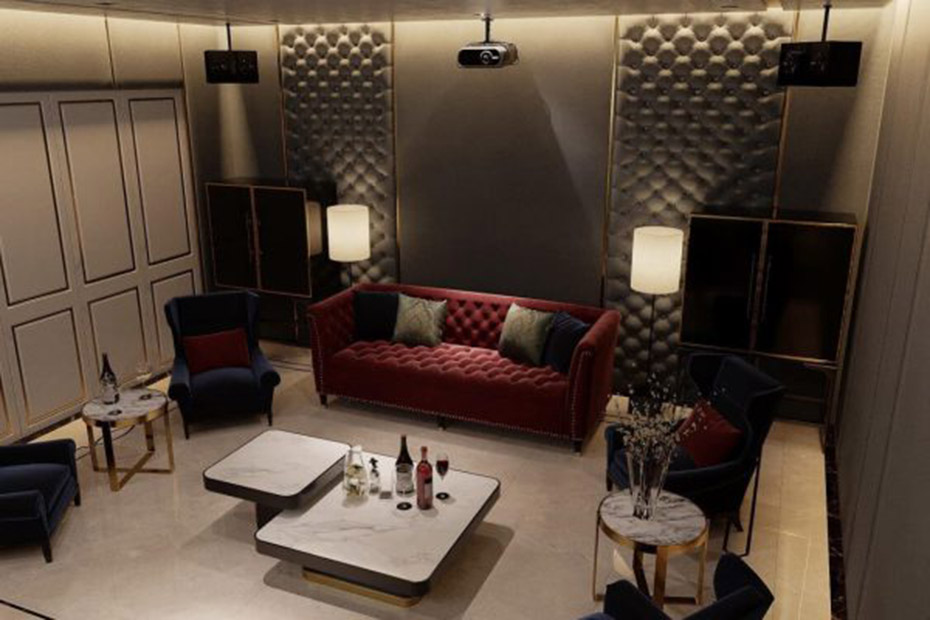 6-Các phòng chức năng thể hiện sự giàu có, xa hoa của chủ sở hữu