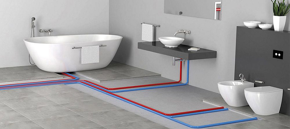 Các phần của hệ thống nước sinh hoạt