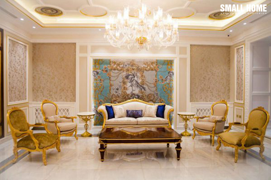 Mẫu trần thạch cao đẹp biệt thự