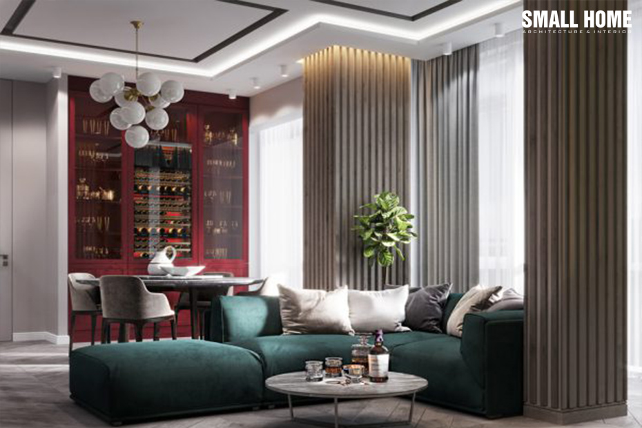 Mẫu trần thạch cao đẹp cho biệt thự hiện đại