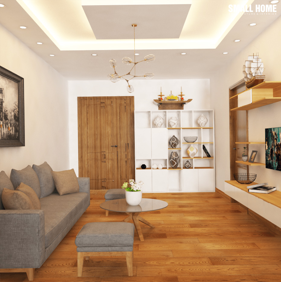 Mẫu trần thạch cao đẹp cho căn hộ-5