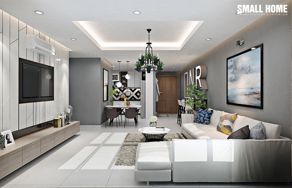 Mẫu trần thạch cao đẹp cho căn hộ cao cấp-7