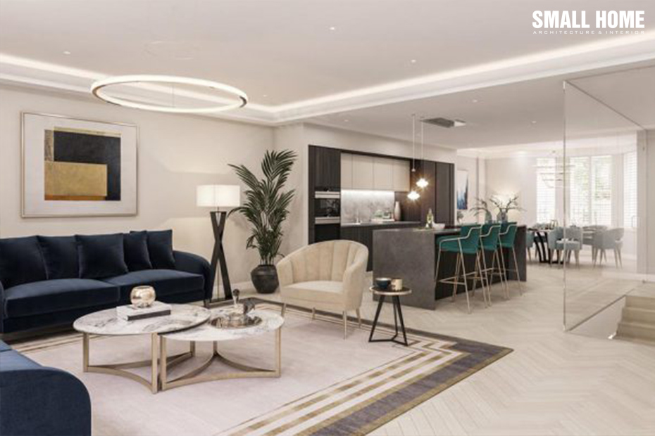 Mẫu trần thạch cao đẹp cho chung cư-4