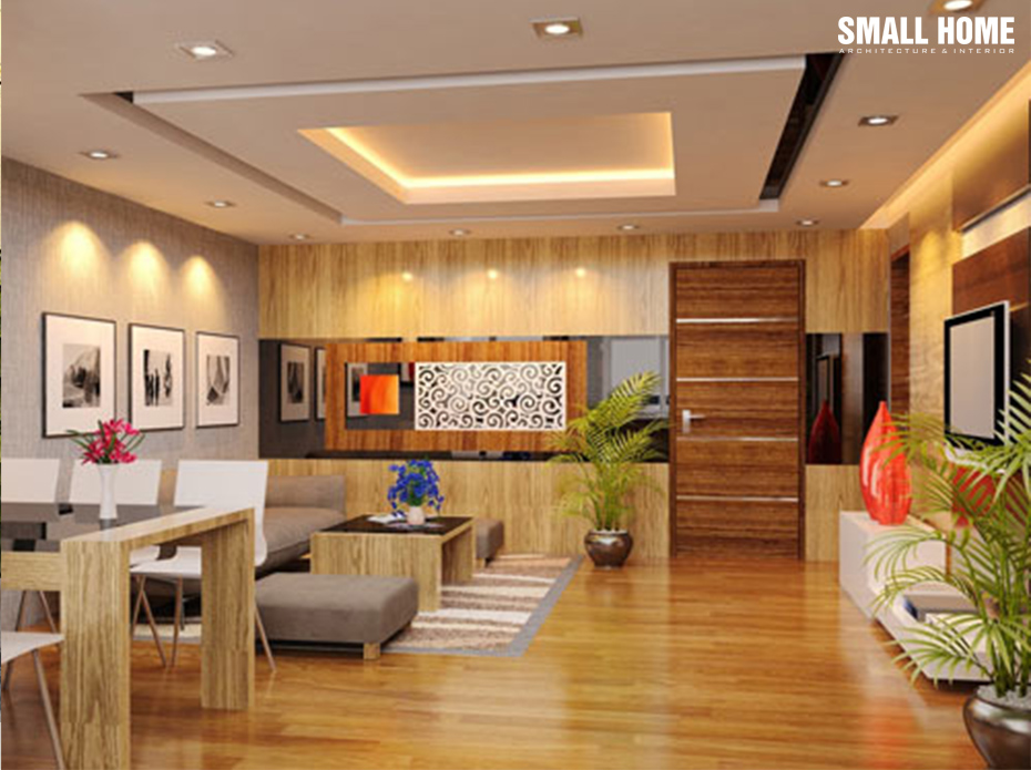 Mẫu trần thạch cao đẹp cho nhà ống-2