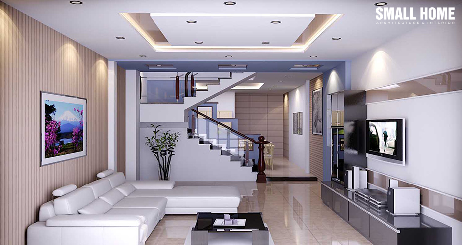 Mẫu trần thạch cao đẹp cho nhà phố-10