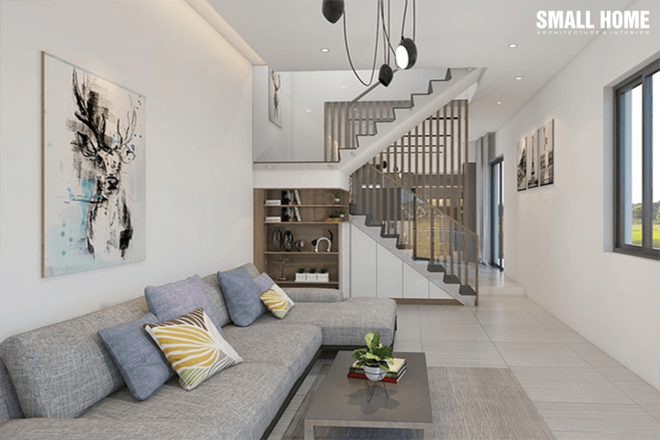 Mẫu trần thạch cao đẹp cho nhà phố-6