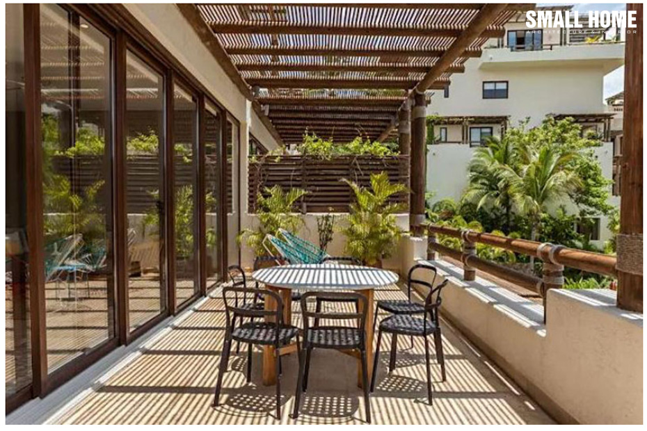 thiết kế sân thượng