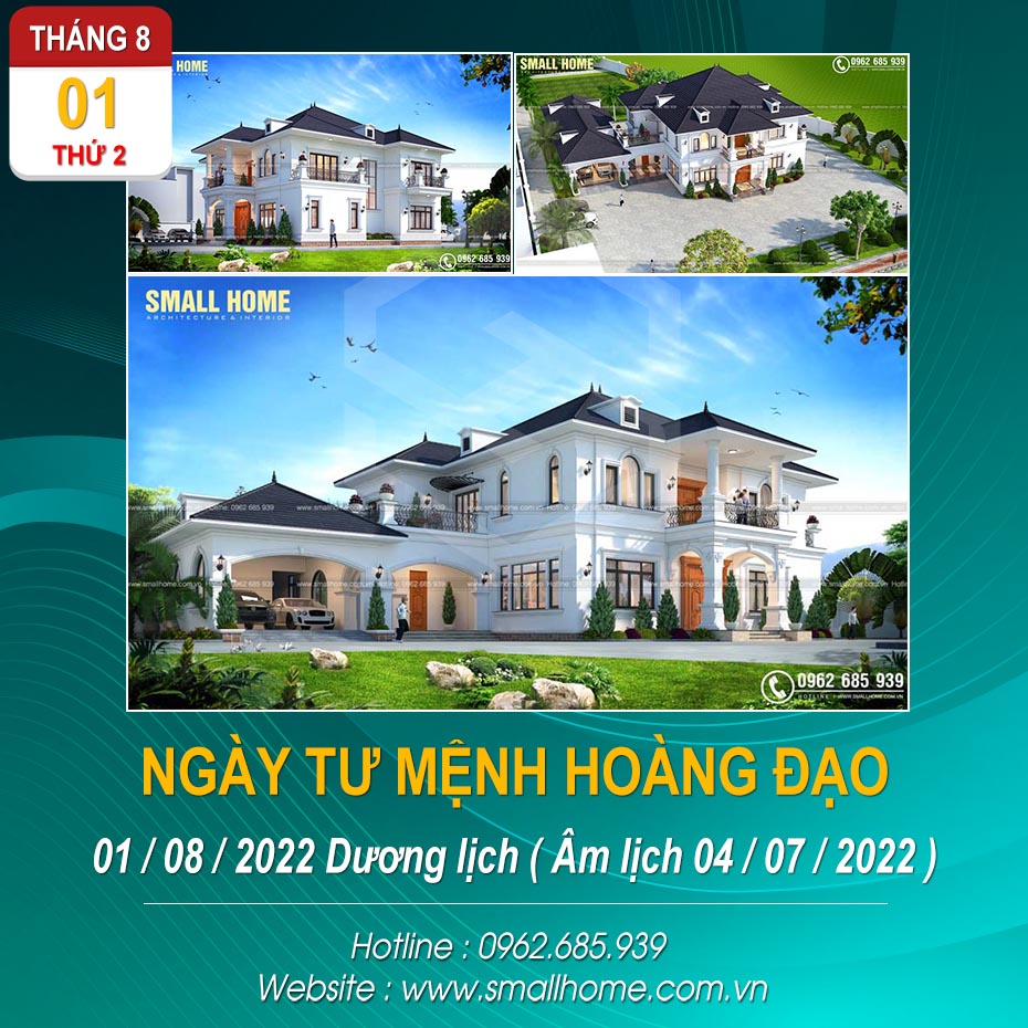 xem ngày tốt làm nhà sửa nhà tháng 8 năm 2022