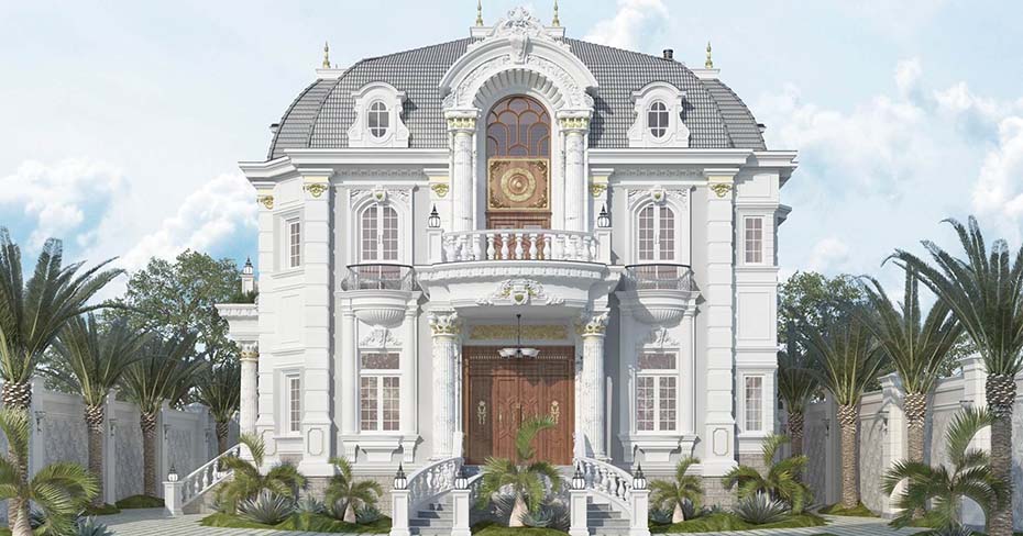 biệt thự kiến trúc châu âu tại nam định