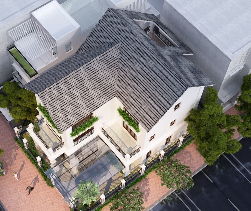 biệt thự tân cổ điển chữ L tại Ninh Bình 4