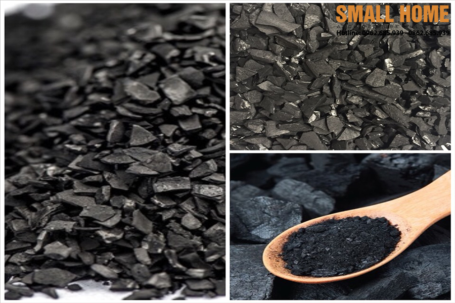 Dùng than củi hút ẩm