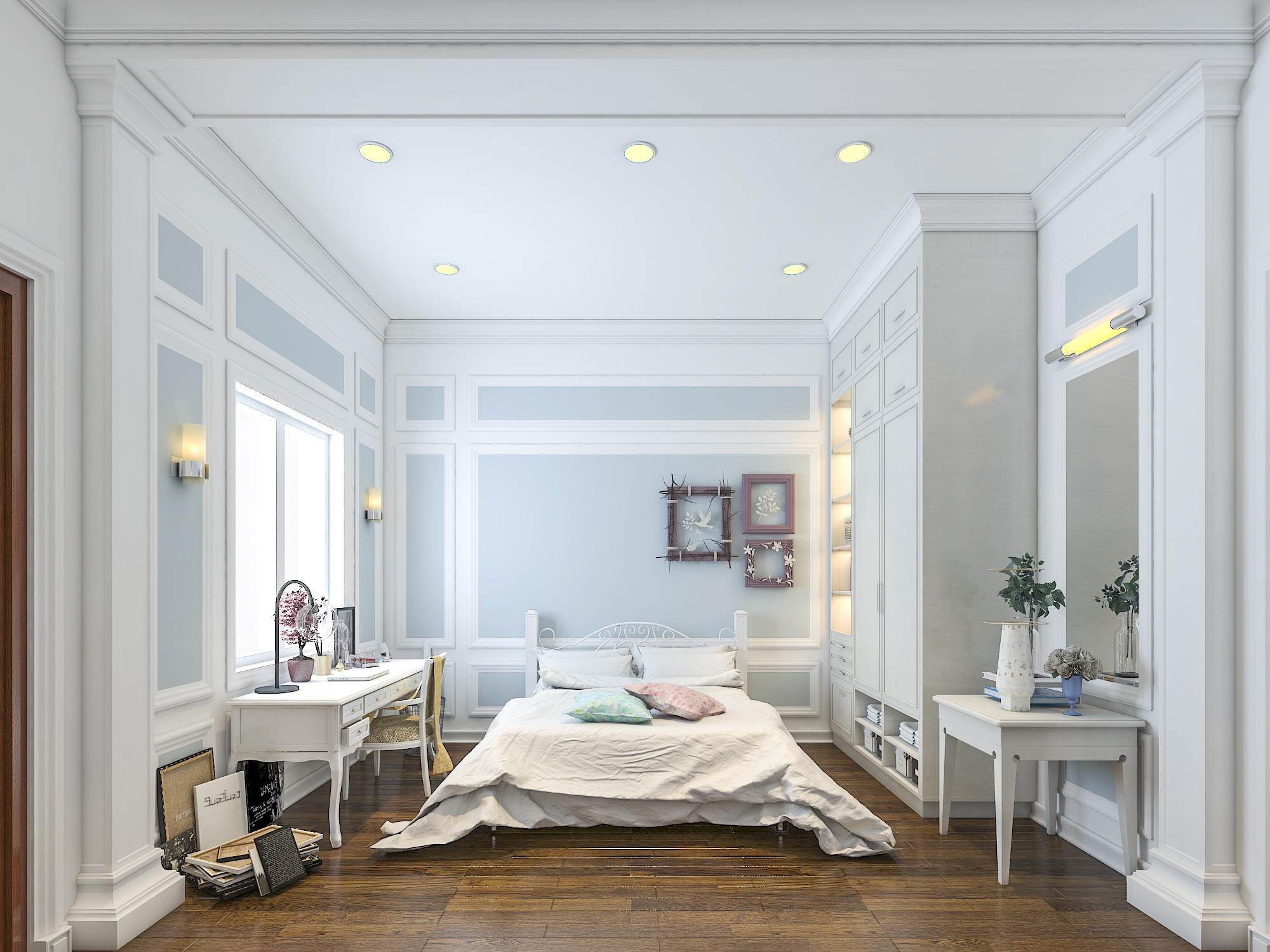 mặt bằng công năng biệt thự 3 tầng tân cổ điển tại Nam Định 6