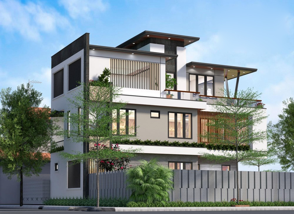 Mẫu biệt thự 2.5 tầng hiện đại tại Trực Ninh - Nam Định 6