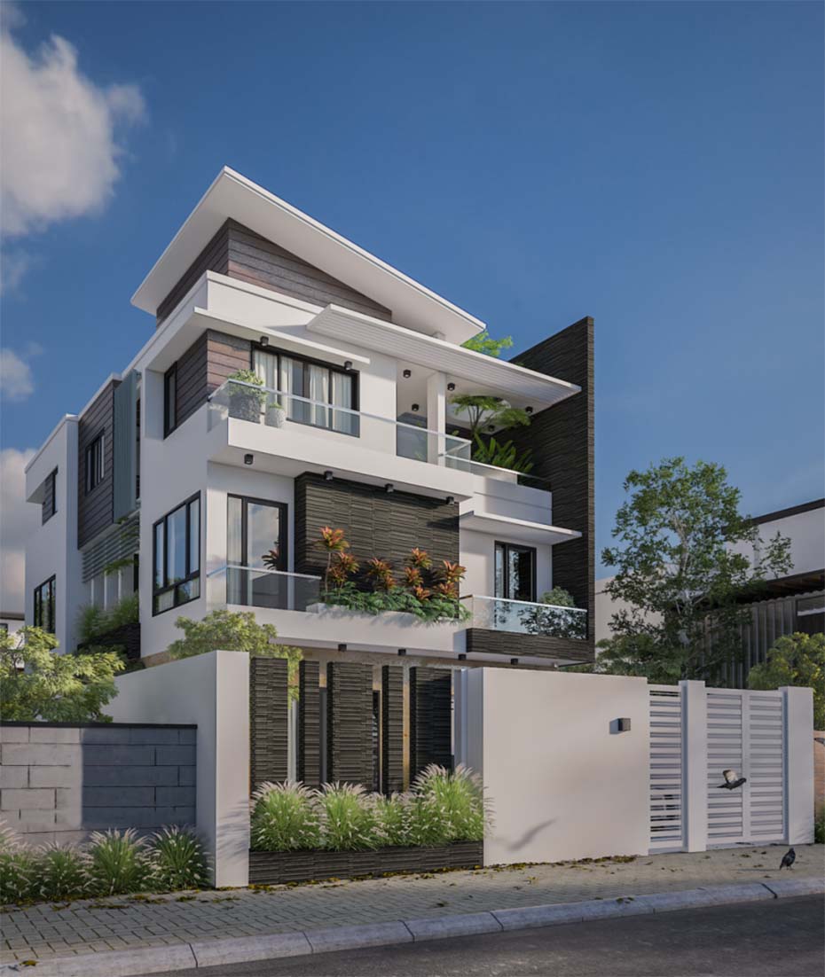 Mẫu biệt thự 3 tầng hiện đại tại Yên Bái-3