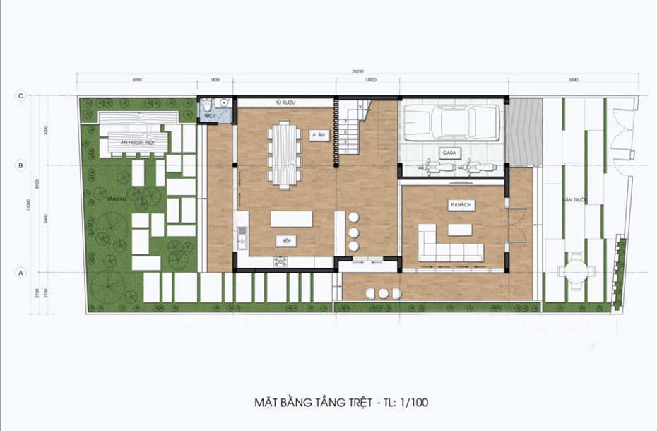 Mẫu biệt thự 3 tầng hiện đại tại Yên Bái-4