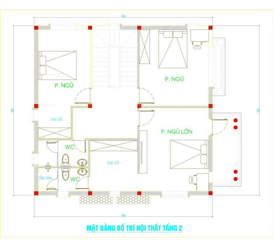 Mẫu biệt thự 3 tầng mái thái đẹp tại Tuyên Quang-3