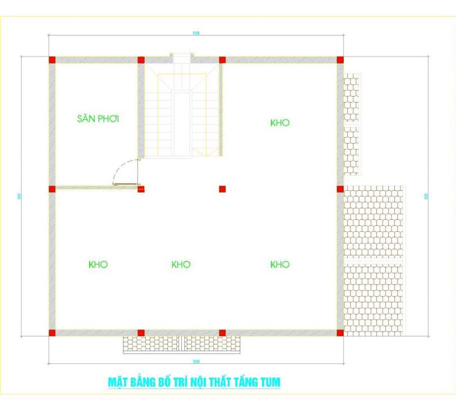 Mẫu biệt thự 3 tầng mái thái đẹp tại Tuyên Quang-4