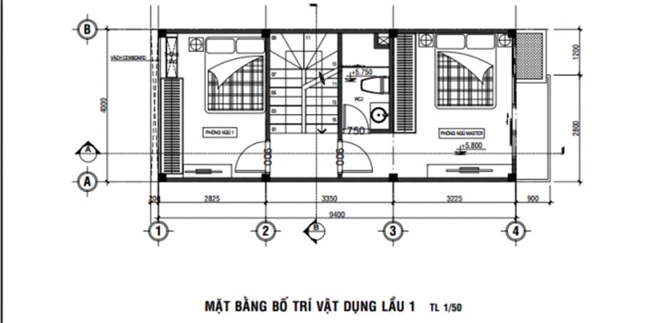 Mẫu nhà ống 4 phòng ngủ 40m2 tại Tuyên Quang-4
