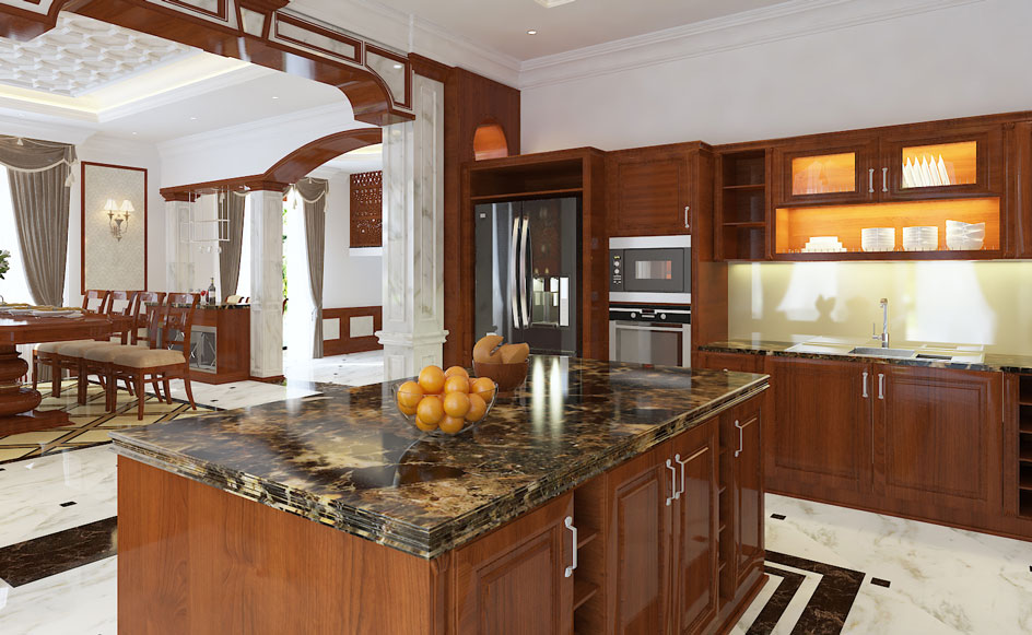 Mẫu thiết kế biệt thự 3 tầng tân cổ điển 10m tại Nam Định 10