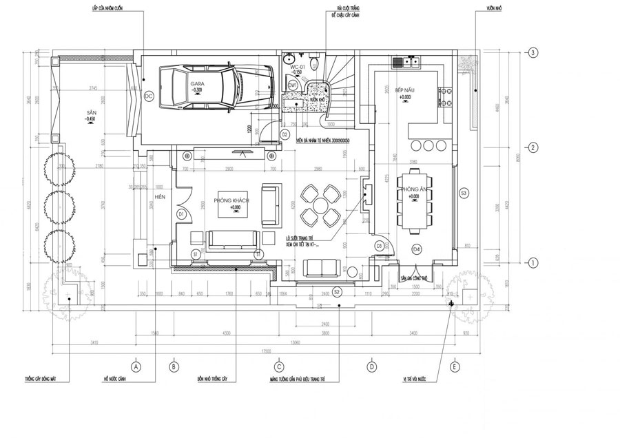 Mẫu thiết kế biệt thự 3 tầng tân cổ điển 10m tại Nam Định 4