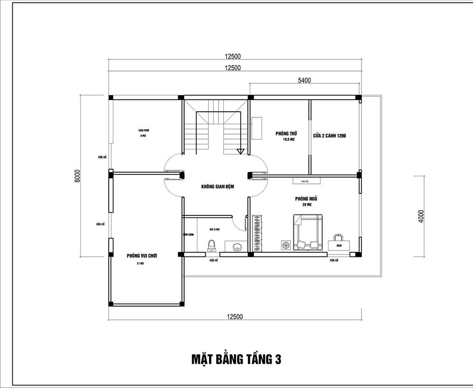 Mẫu thiết kế biệt thự hiện đại tại Hải Phòng-6