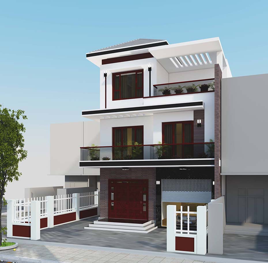 Mẫu thiết kế biệt thự hiện đại tại Hải Phòng