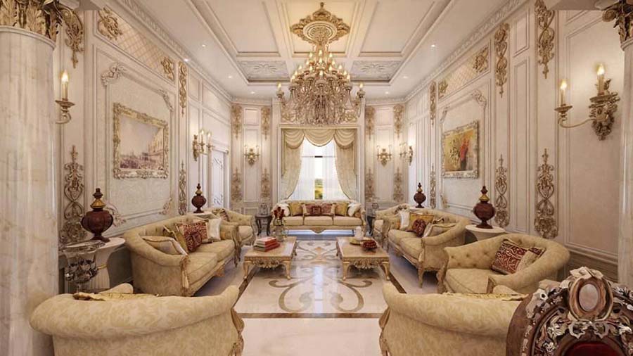 Mẫu thiết kế biệt thự lâu đài cổ điển 350m2 tại Ninh Bình-11