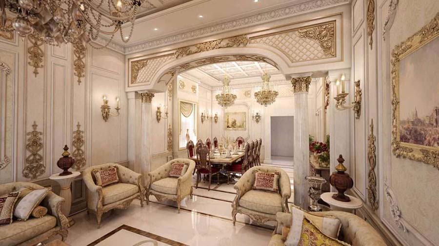 Mẫu thiết kế biệt thự lâu đài cổ điển 350m2 tại Ninh Bình-12