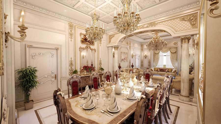 Mẫu thiết kế biệt thự lâu đài cổ điển 350m2 tại Ninh Bình-13