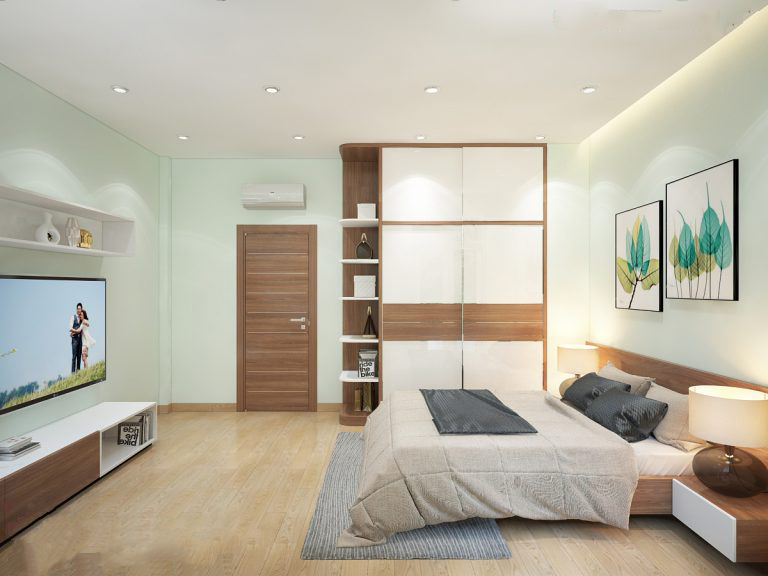 Mẫu thiết kế nhà 1 trệt 2 lầu mái Thái theo phong cách Tân cổ điển 11