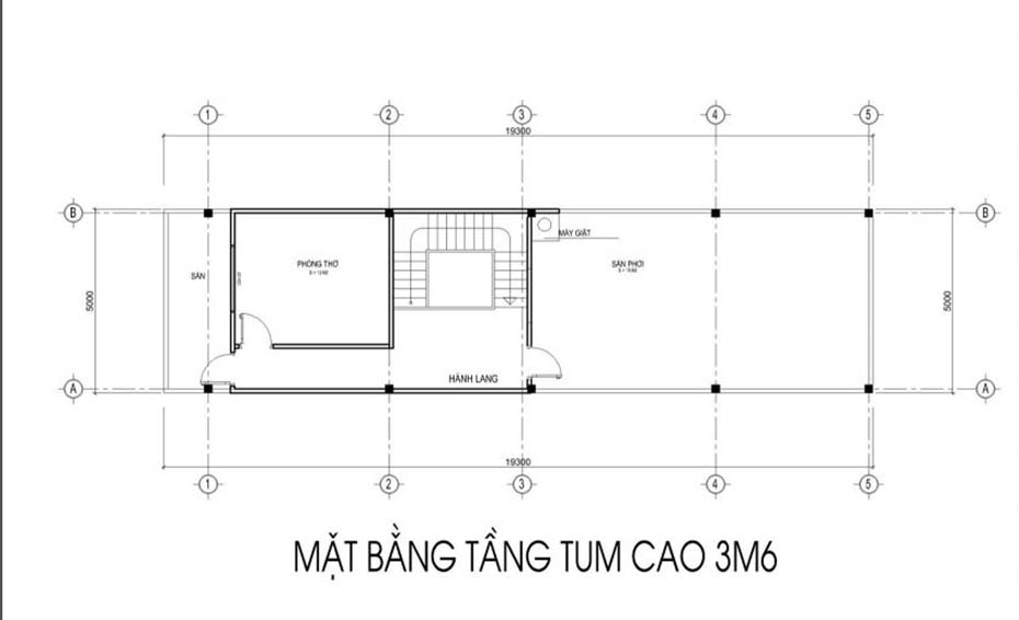 Mẫu thiết kế nhà ống 3 tầng tại Thái Bình-4