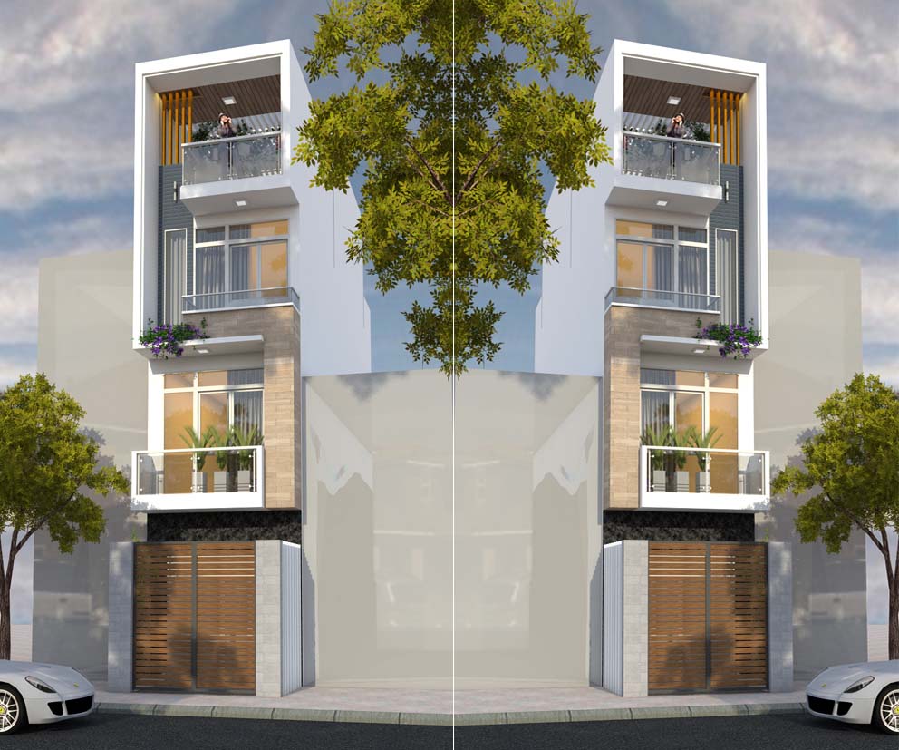 Mẫu thiết kế nhà ống 4 tầng đẹp tại Hà Nam