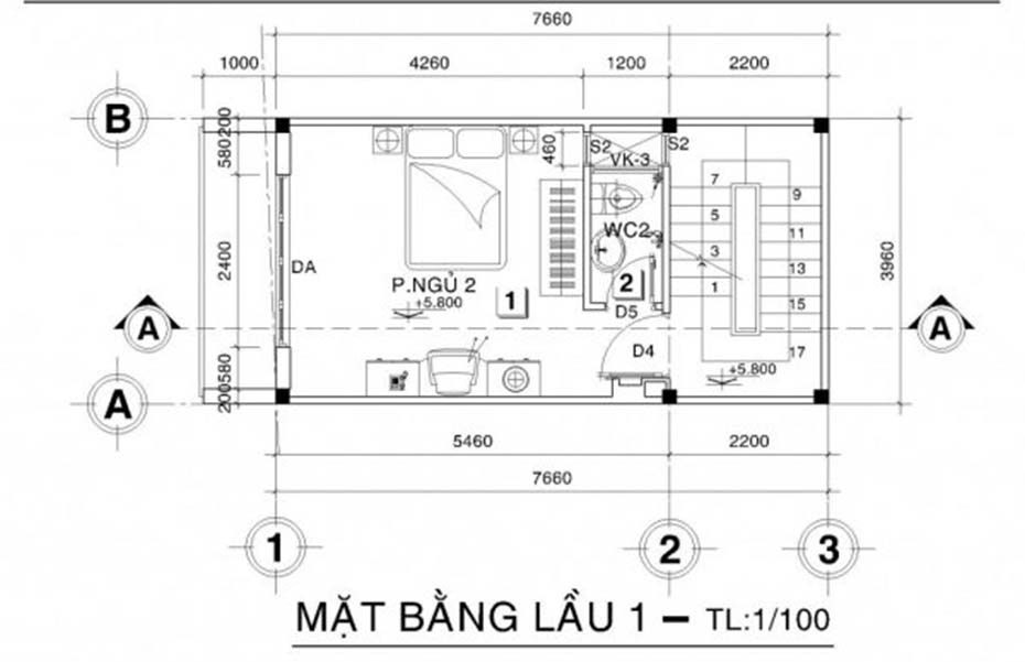 Mẫu thiết kế nhà phố 4 tầng đẹp tại Hải Dương-4
