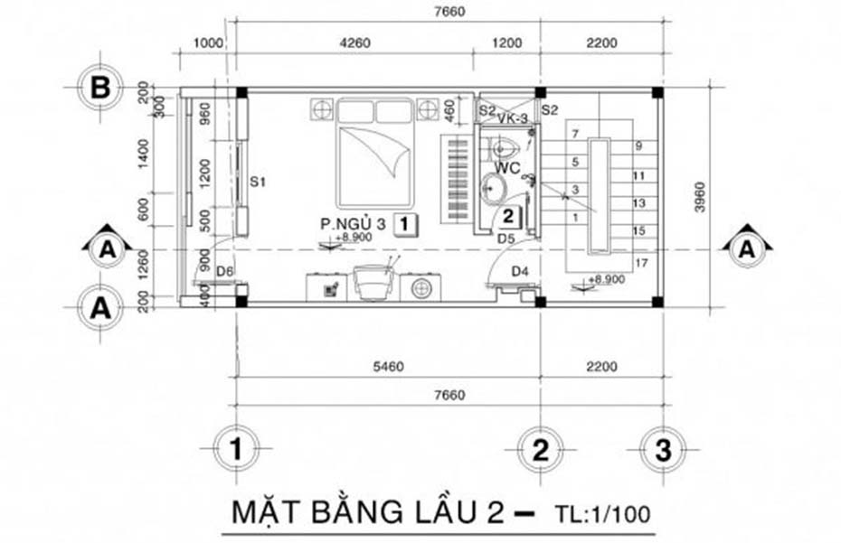 Mẫu thiết kế nhà phố 4 tầng đẹp tại Hải Dương-5