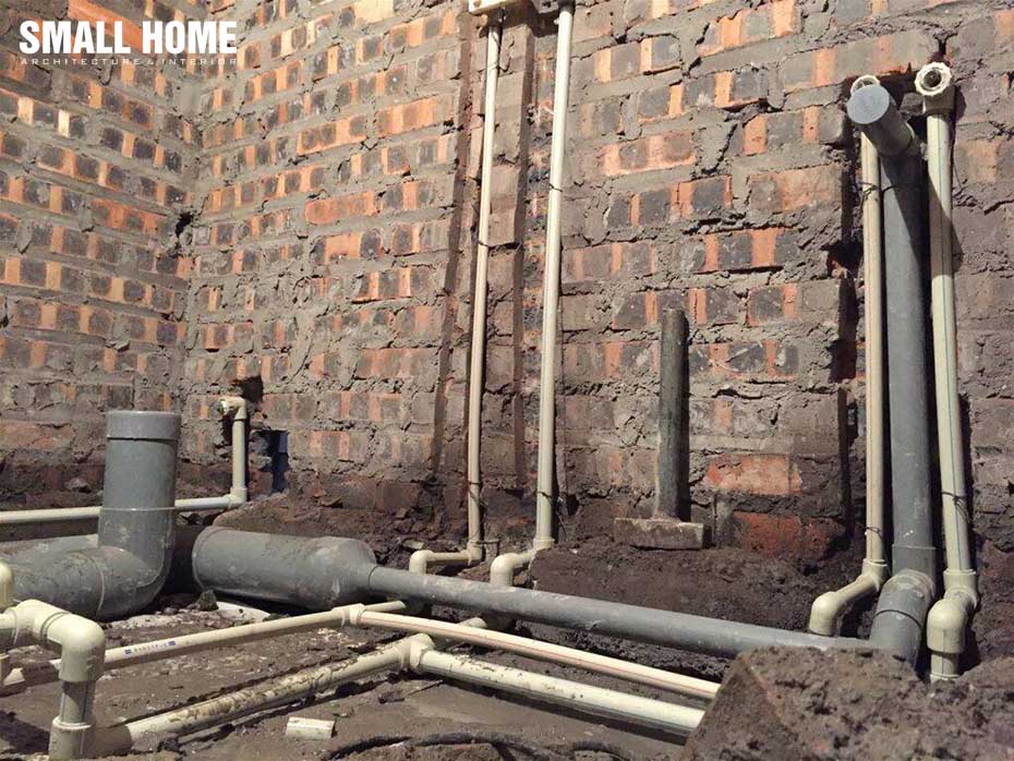 Hệ thống điện - cấp thoát nước là yếu tố rất quan trọng khi quyết định giữa 2 phương án cơi nới diện tích hoặc xây thêm tầng