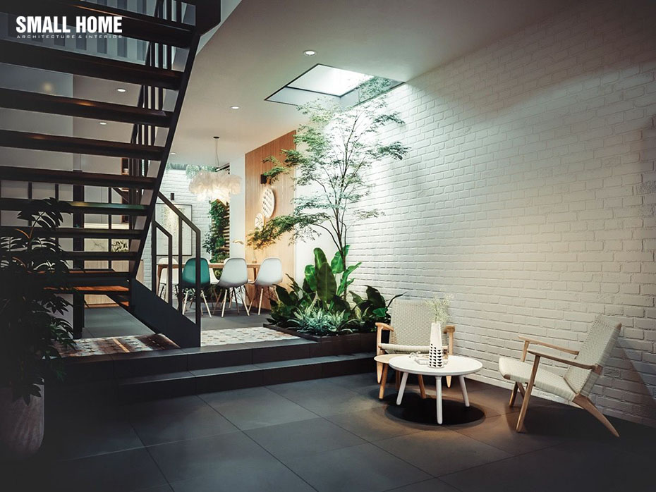 mâu giếng trời đẹp