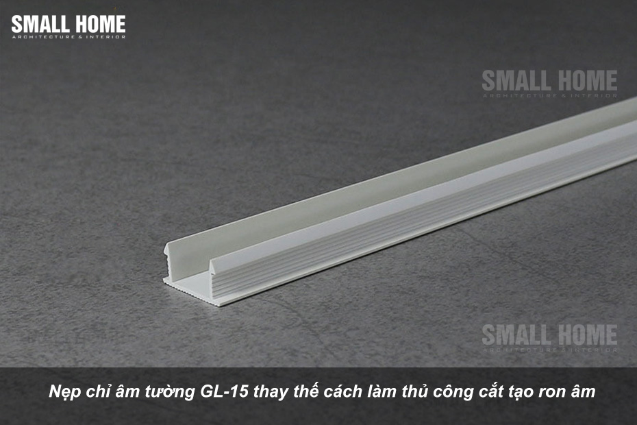 Nẹp Chỉ Âm Tường 1.5cm GL-15(W)