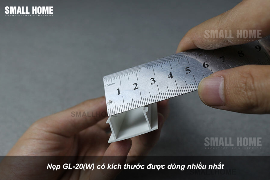 Nẹp Chỉ Âm Tường 2cm GL-20(W)