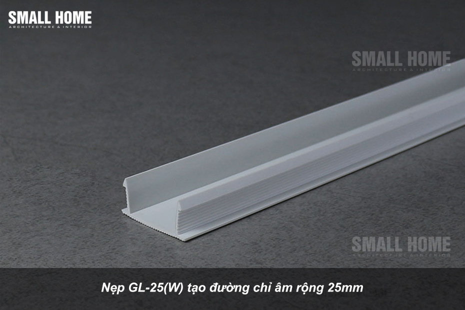 Nẹp Chỉ Âm Tường GL-25(W)