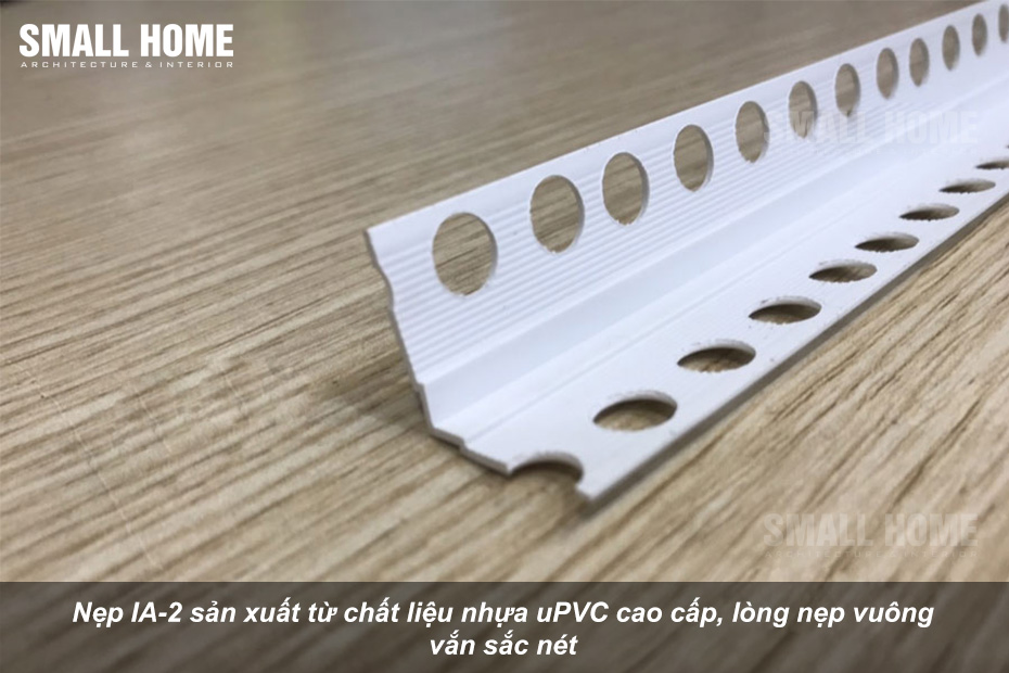 Nẹp Nhựa Trát Góc Âm IA-2 (W), Màu Trắng