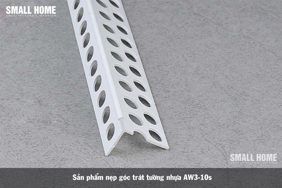 Sản phẩm nẹp góc trát tường nhựa AW3-10s