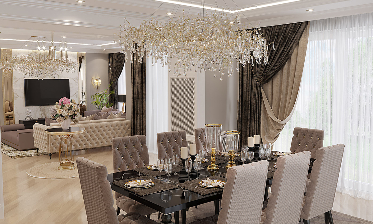 nội thất biệt thự tân cổ điển 5