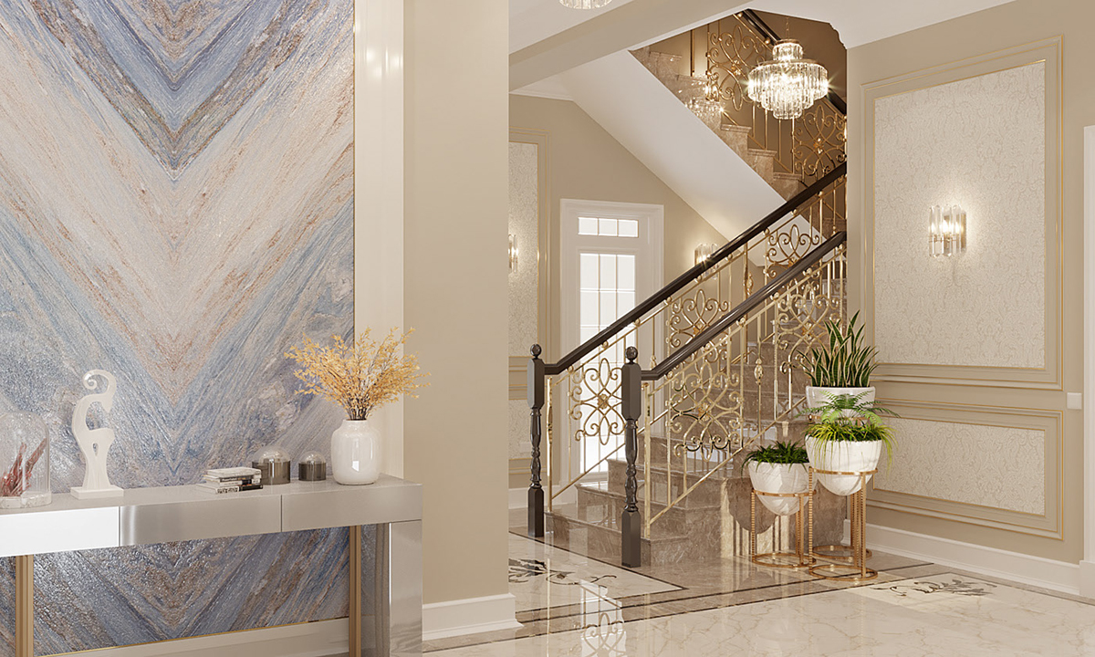 nội thất biệt thự tân cổ điển 6