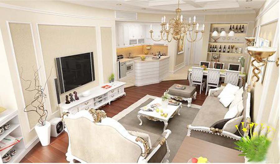 noi-that-chung-cu-phong-cach-tan-co-dien