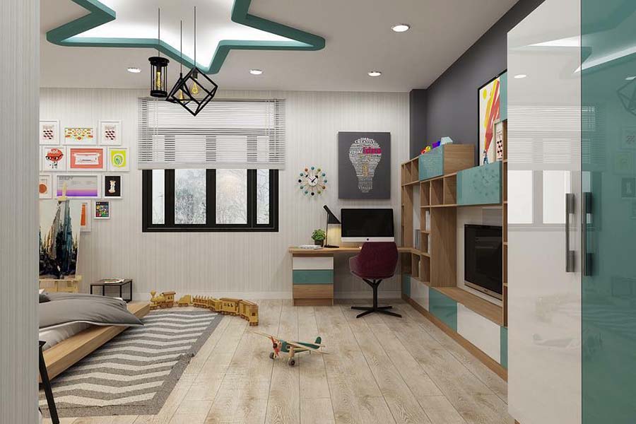 phòng-ngủ-con-trai