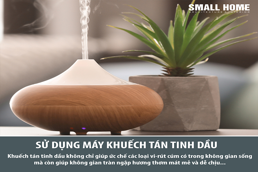 sử dụng máy khuếch tán tinh dầu lọc không khí