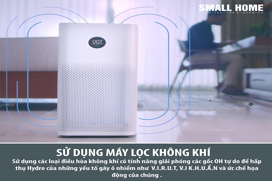 sử dụng máy lọc không khí